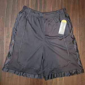 NBN Gear Black Athletic Basketball Gym Workout Summer Shorts sz Large